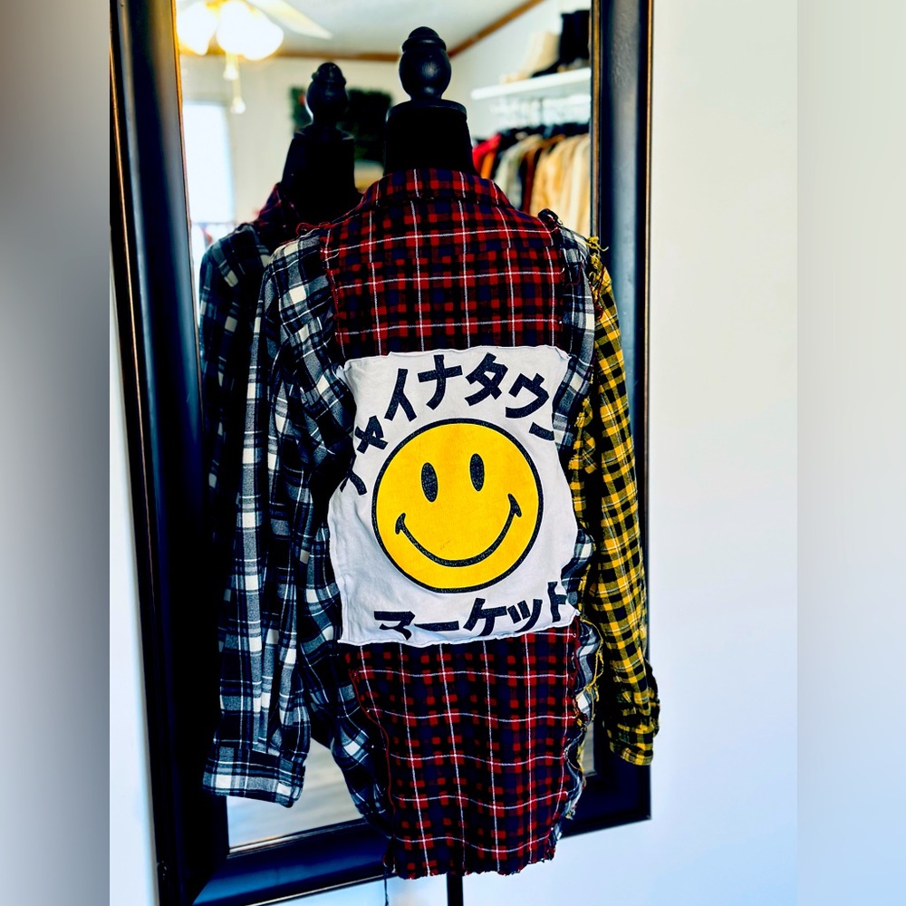 UpCycled Chinatown Market Flannel